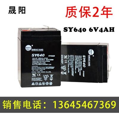 SHENGYANG蓄电池SY6406V4AH玩具车童车电子称用电瓶