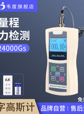 韦度WD手持式数字高斯计磁场测试仪特斯拉计磁通量磁力强度检测仪