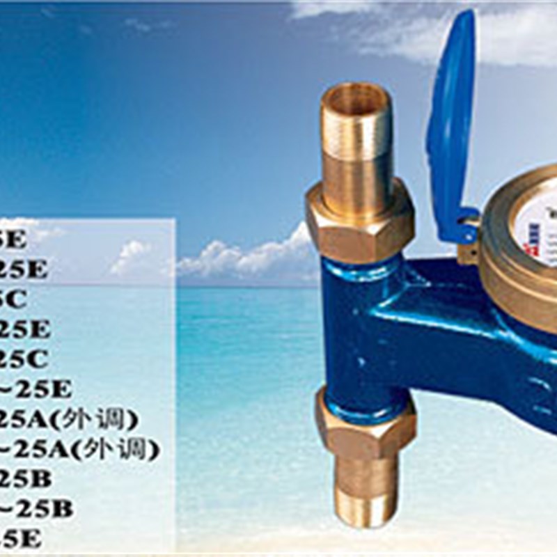 埃美柯LXSLR-E球铁旋翼立式湿式热水表089Q  DN15-----DN25