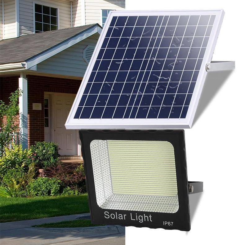 新款太阳能户外投光灯家用庭院灯超亮大功率防水室内外花园道路灯