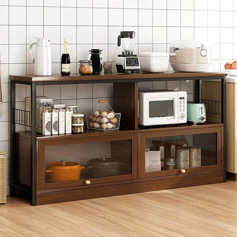 厨房餐边柜落地橱柜家用边柜靠墙现代简约储物柜多功能收纳柜碗柜,收纳整理,烫衣板及配件,淘宝优惠券,粉丝福利购,淘宝优惠卷