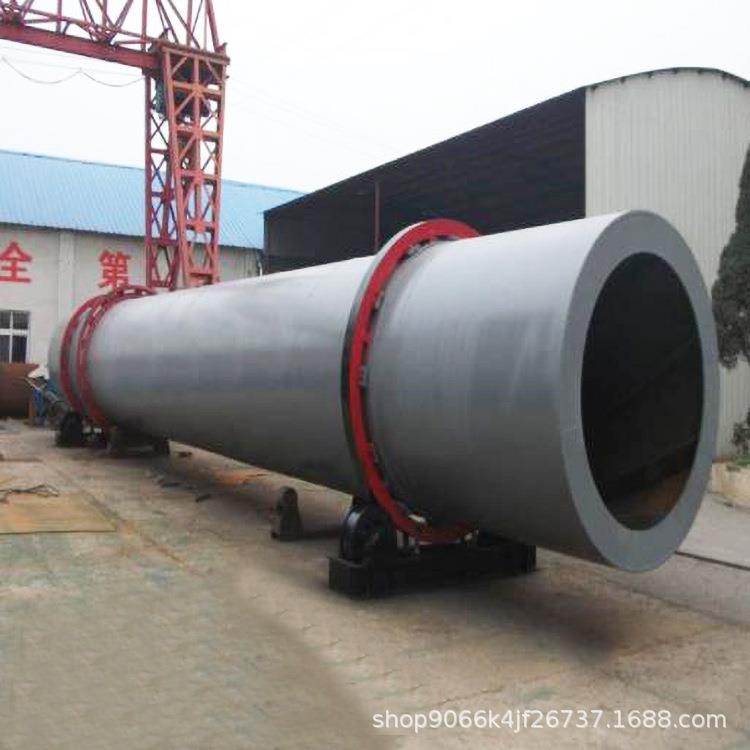 大型餐厨垃圾烘干机连续式电加热滚筒干燥机锯末沙子矿粉酒槽烘