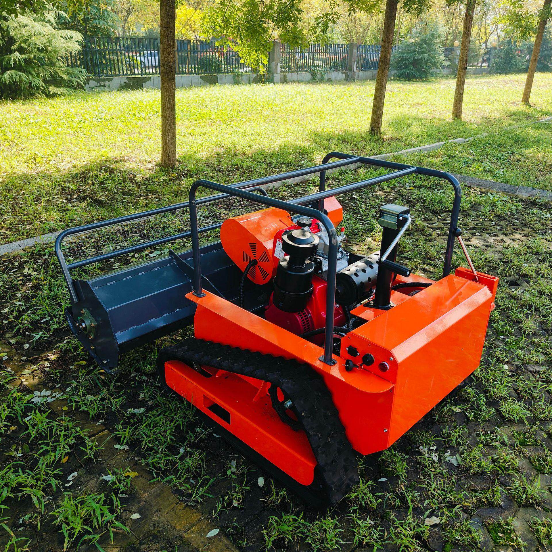 智能遥控割草机器人割草机农业收割除草机柴油开荒小型割草机