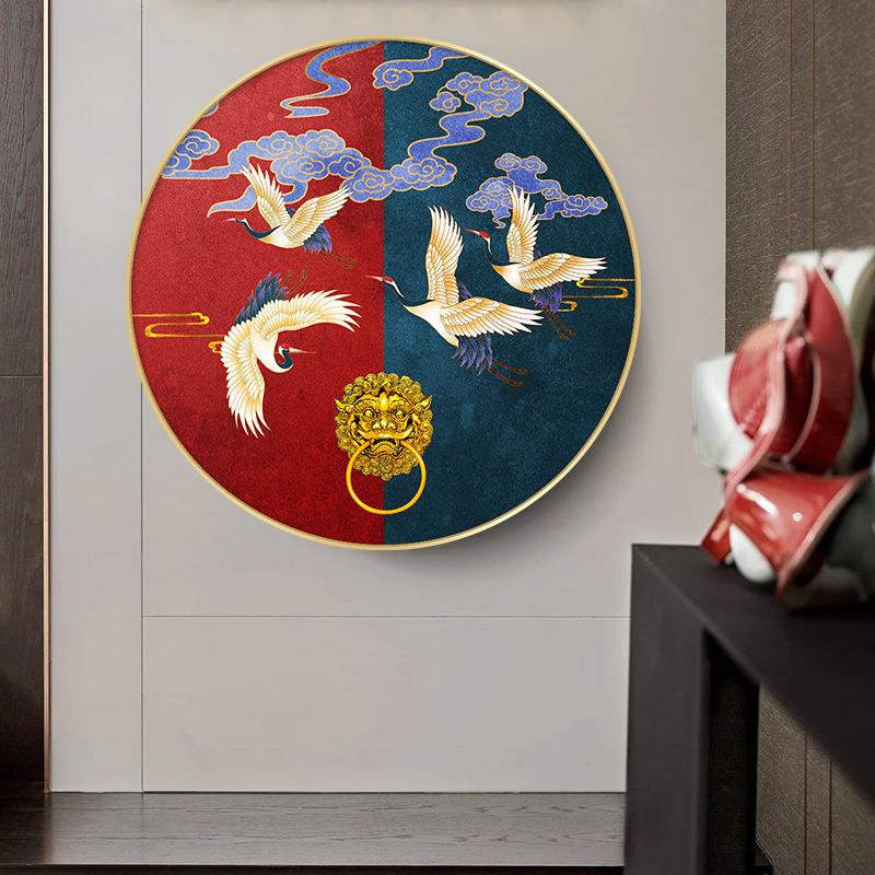 意境江山新中式装饰画山水画客厅装饰画水墨画壁画四条屏挂画墙画