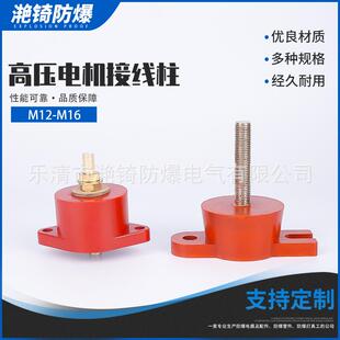 高压电机接线柱M12-M16铜螺杆高压电机绝缘子绝缘座接线端子