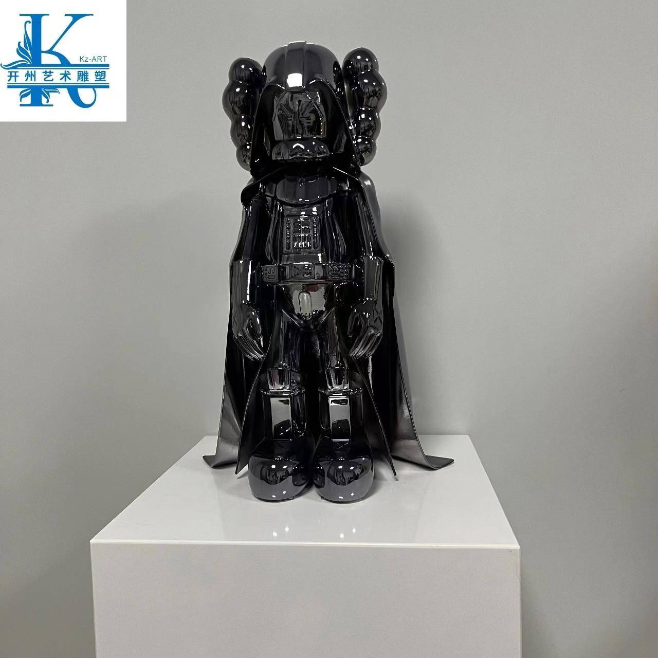 网红芝麻街潮流公仔现代雕塑摆件大型科技工业风商场客厅引流装饰