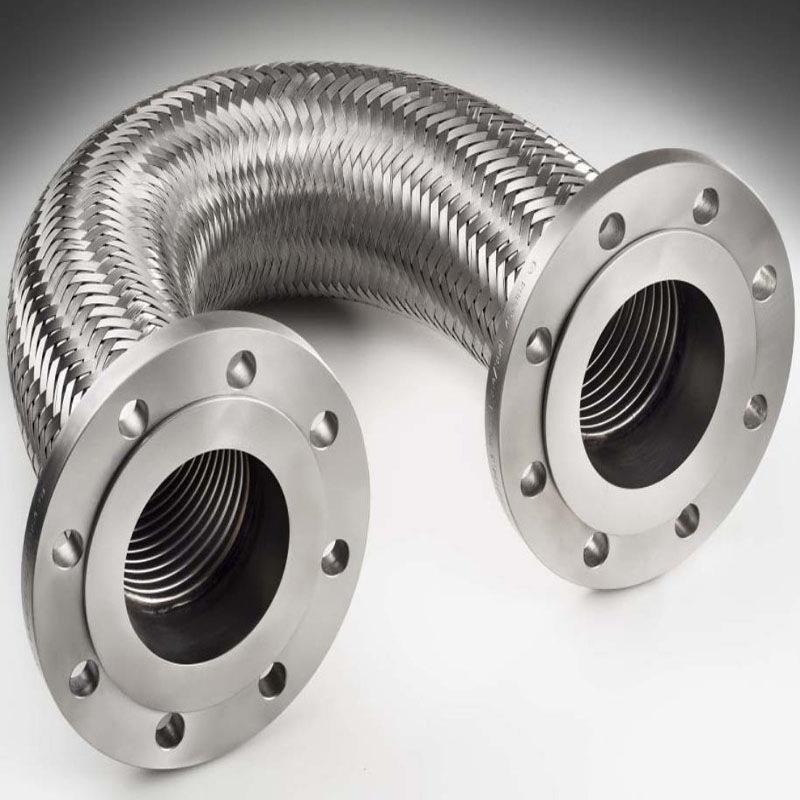 高压三四层网套不锈钢316L扳把式波纹金属软管法兰式金属软管
