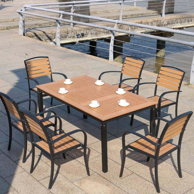 花园阳台休闲塑木桌椅别墅庭院户外桌椅套装组合阳台桌子定制,特色手工艺,其他特色工艺品,淘宝优惠券,粉丝福利购,淘宝优惠卷