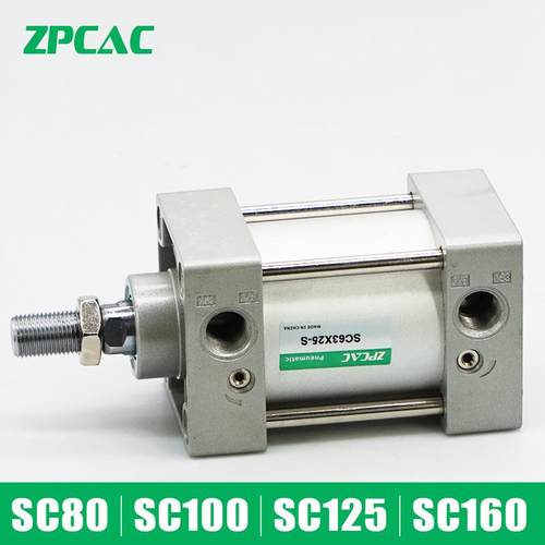 标准气缸气动元件SC80/100/125/160/25X50X100X125X150X200X300