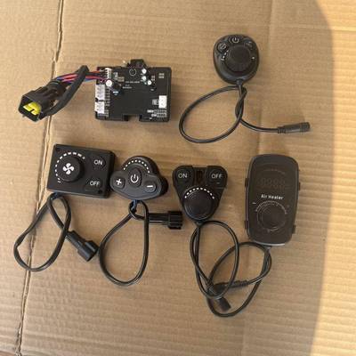 驻车加热器空气柴暖配件熊掌气暖遥控插头旋钮取暖器液晶开关大全