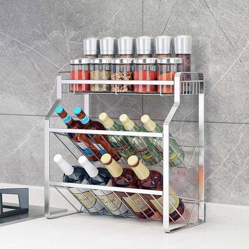 304不锈钢厨房调味品置物架收纳酱油瓶调料罐架子调料架台面用品,畜牧/养殖物资,畜牧/养殖器械,淘宝优惠券,粉丝福利购,淘宝优惠卷