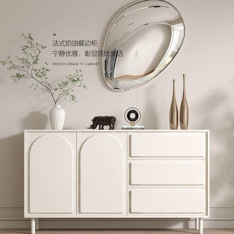 法式奶油餐边柜现代简约斗柜客厅靠墙茶水碗柜轻奢厨房收纳储物柜,自行车/骑行装备/零配件,更多零件/配件,淘宝优惠券,粉丝福利购,淘宝优惠卷