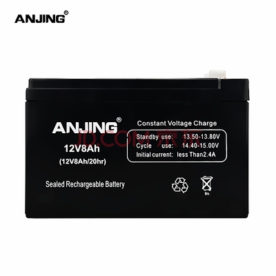 ANJING蓄电池12V8AH铅酸免维护蓄电池ANJING蓄电池现货供