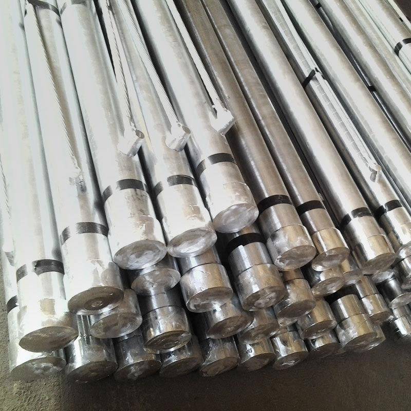 包钢离Φ54子接地极锌包钢接地耐棒腐蚀性锌包锌钢材料广州锌包钢