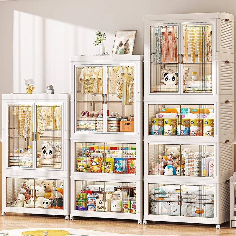 免安装宝衣柜儿童衣柜婴儿衣收柜塑料纳家用可折叠宝简服易储ZDG-