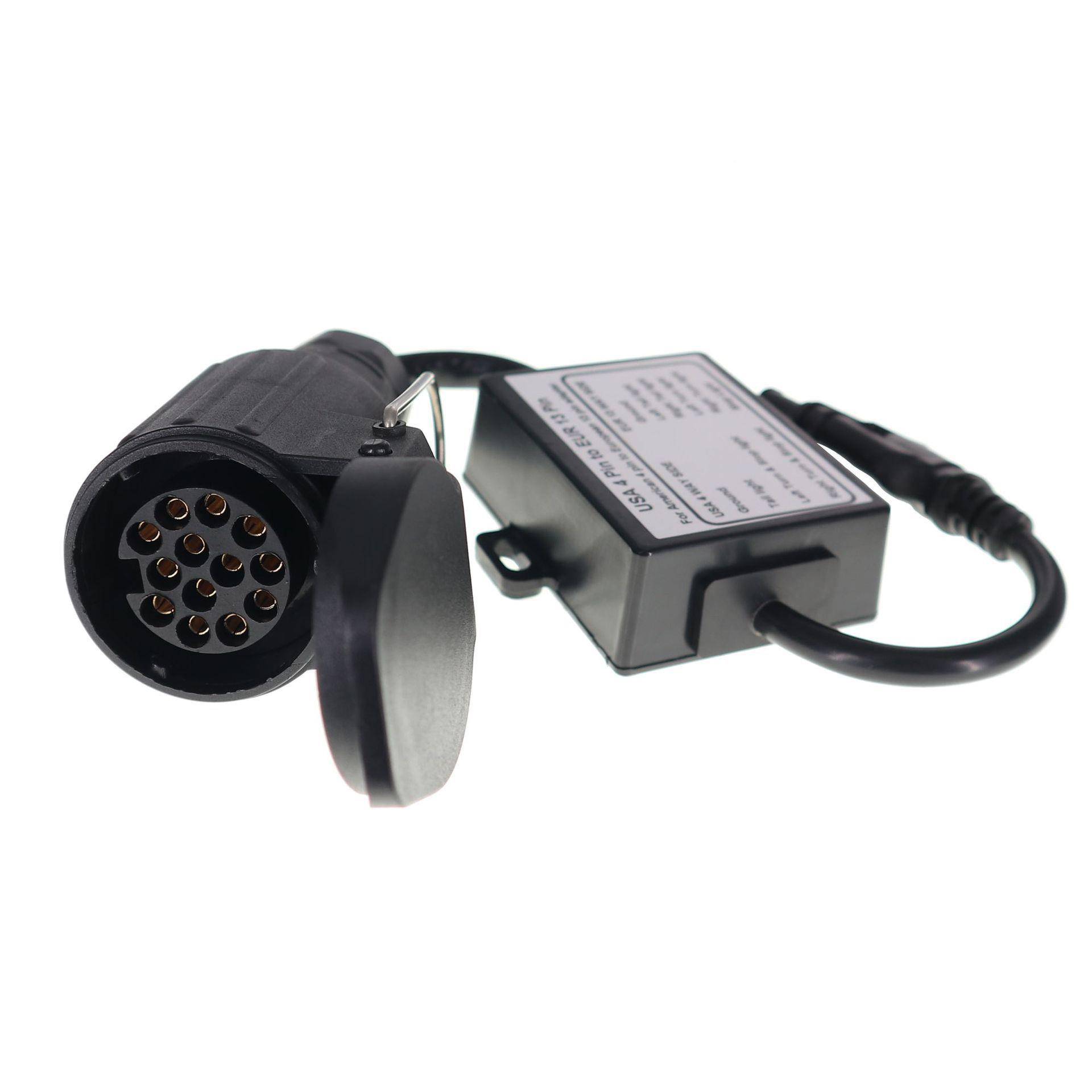 拖连接器美3式4转欧车式1针分针离UEC改装刹车灯线路尾灯分离器