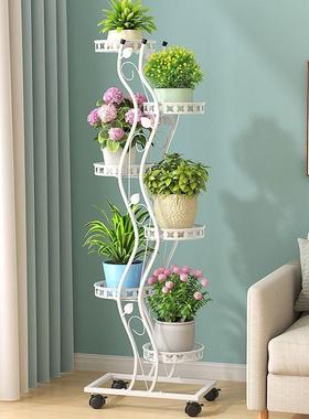 花架子客厅落地式花架置架物阳台肉花2EBQ盆架多层可移动0多25新