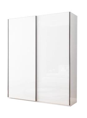 5YA1m推衣拉门柜衣简约现代三移门亮光白色2.4米1.8整体356大橱实