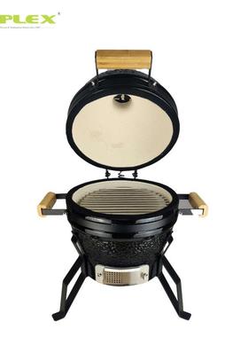 户62烧外BQ熏1B3寸陶瓷烤炉便携式木炭烧烤炉露营桌面烧烤炉焖BBQ