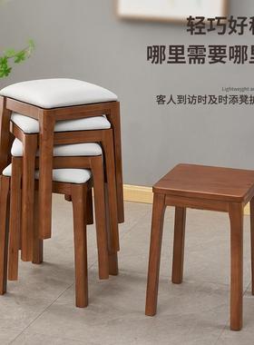 实木餐椅代简约椅饭店餐厅饭厅EHR出租房餐厅现卧室床客头餐椅