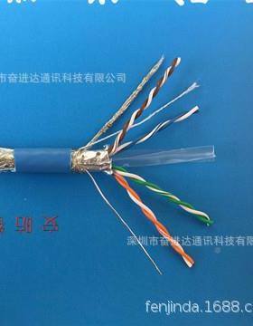 SFTPCAT-6DHW24GAW全铜监网络线六类标正SUTP控-60.57双屏网络线