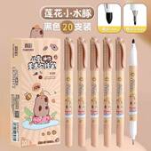 绘画油158性双防记号美术水洗晕染小学生画画勾线笔笔头一年 包邮