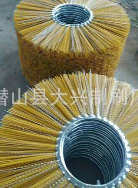 刷厂家生路产扫雪道清扫扫路刷尼龙丝片OSJ状扫雪刷支毛持刷定