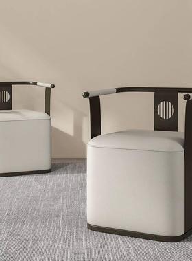 茶凳椅桌专用椅子太师DEH椅中式茶围椅轻茶奢茶椅子高端泡主人官