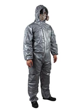 C带T3S48凯麦斯3帽连体衣工灰色防护服防化业MYR学品2耐酸碱防化