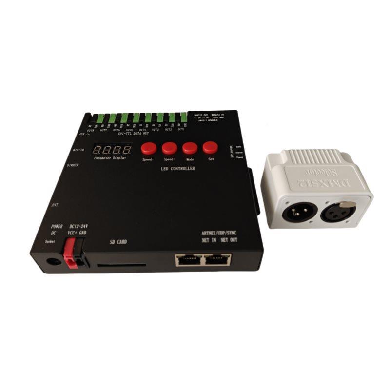 DLE全彩控制UQY器麦爵士KDTV包声光联动MX512控台酒吧婚礼堂可房