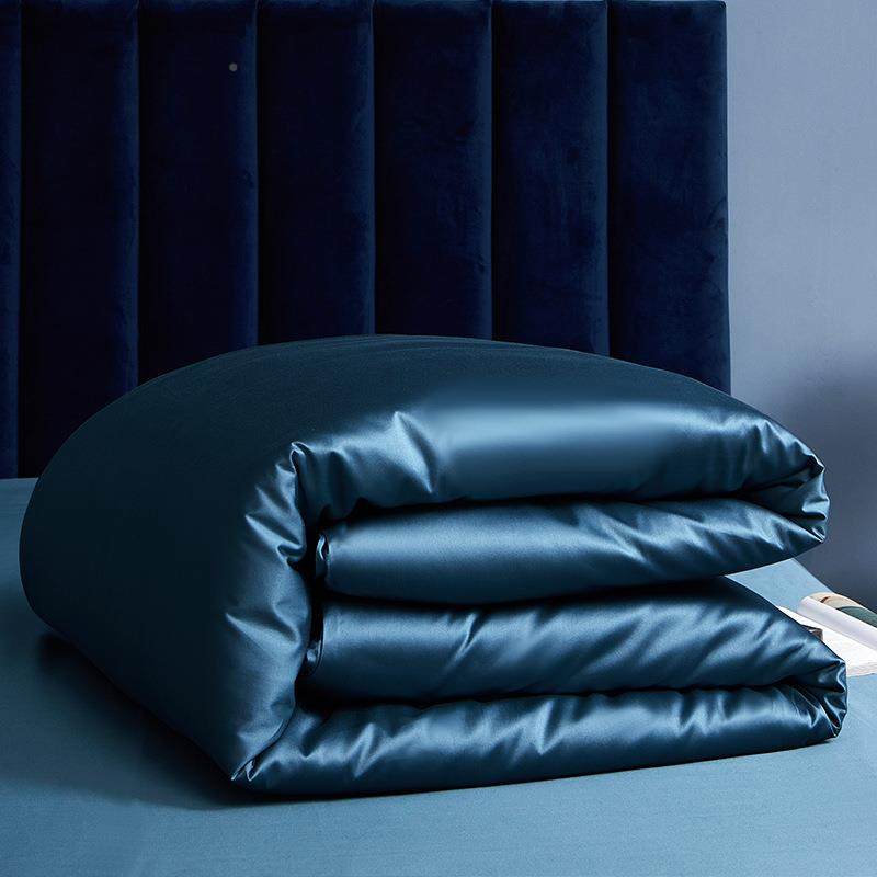 100支全棉马纯棉贡缎埃及长绒棉双被套1单FGV件单人.5/1.8米匹棉