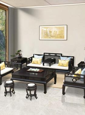 奢紫光檀轻具沙发组合别HPU墅客厅中新式沙发整套家无