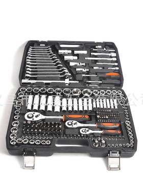 亮面火21PCS机修汽KGG修随车五铬金套筒工具组合星棘轮镀扳手万向