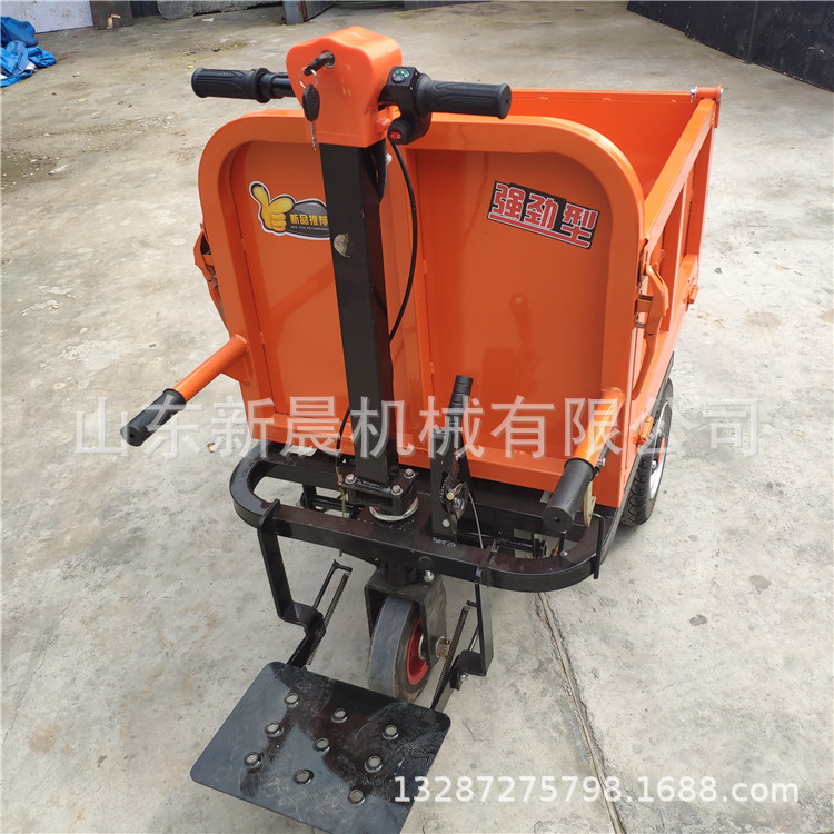 农用养殖场拉粪车 工地拉砖灰斗车三开门翻斗车