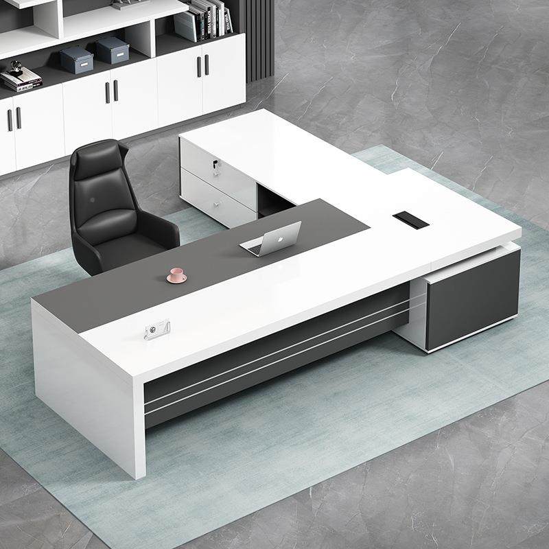 板老桌101简约现代经总理桌大气裁桌白色时尚主管办公桌组椅合大,商业/办公家具,大班台/主管桌,淘宝优惠券,粉丝福利购,淘宝优惠卷