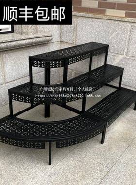 铁庭院艺户外地多层花MXT架落式阳台三层阳置物架多肉室内台花盆