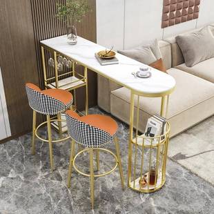 9C款 岩吧台家用客厅新阳台厨脚房餐桌隔断酒柜靠墙高长板条297桌