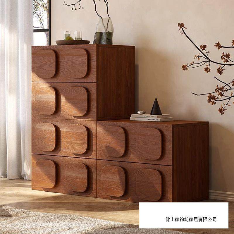 ZZT法式卧中古实木斗柜组合客厅沙边柜收纳发储物复古室黑色卡柜,鲜花速递/花卉仿真/绿植园艺,割草机/草坪机,淘宝优惠券,粉丝福利购,淘宝优惠卷