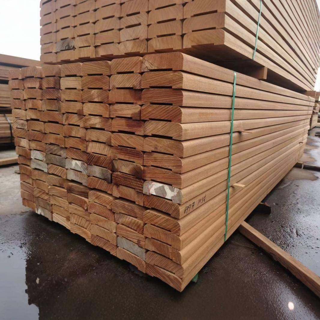 印景尼菠萝格观工料用防腐木菠萝格，柳桉木非洲程塔立成返YFQ璞