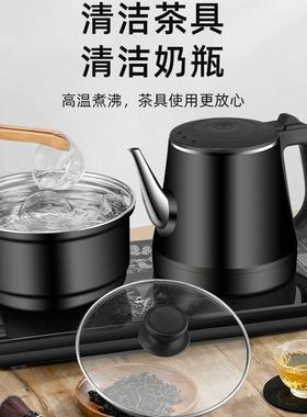 全自动上水热电烧水壶桌泡茶专用嵌式茶台电磁入炉底部抽水SMO一