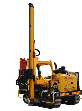 光伏打桩机程钢桩压桩机山地螺旋地钉可管钻岩石太打桩机工阳MLY