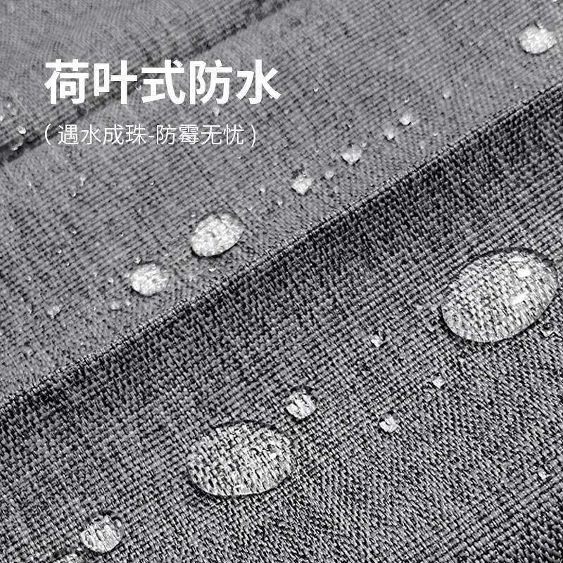 浴室浴折帘防水布隔打断帘叠磁吸式套装卫生间HAU免孔防霉干湿分