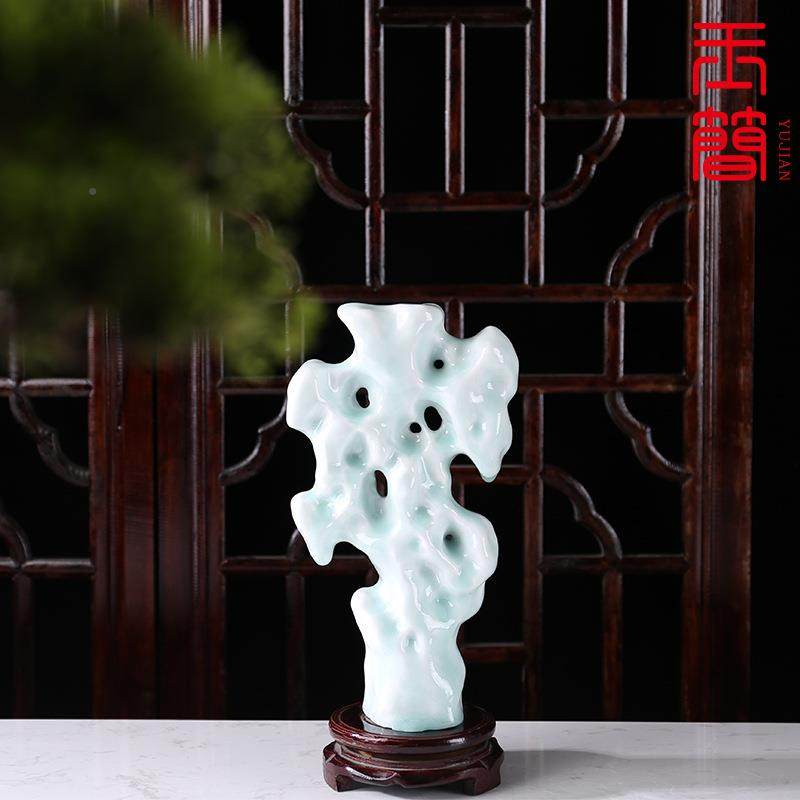 手工精工书雕JRU刻陶瓷太湖居石摆件桌家室内装饰样板房店酒茶室,橡塑材料及制品,工业陶瓷,淘宝优惠券,粉丝福利购,淘宝优惠卷