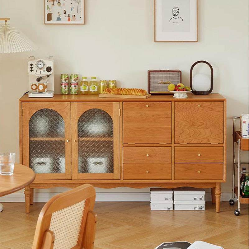 北美樱桃木水全实木餐边沙柜IID复古黑胡桃木发边柜现代简约客厅,鲜花速递/花卉仿真/绿植园艺,割草机/草坪机,淘宝优惠券,粉丝福利购,淘宝优惠卷