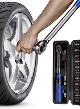 15件套1/4预置式扭力扳手2-24Nm21件套自行车扭矩扳手组套5-25Nm