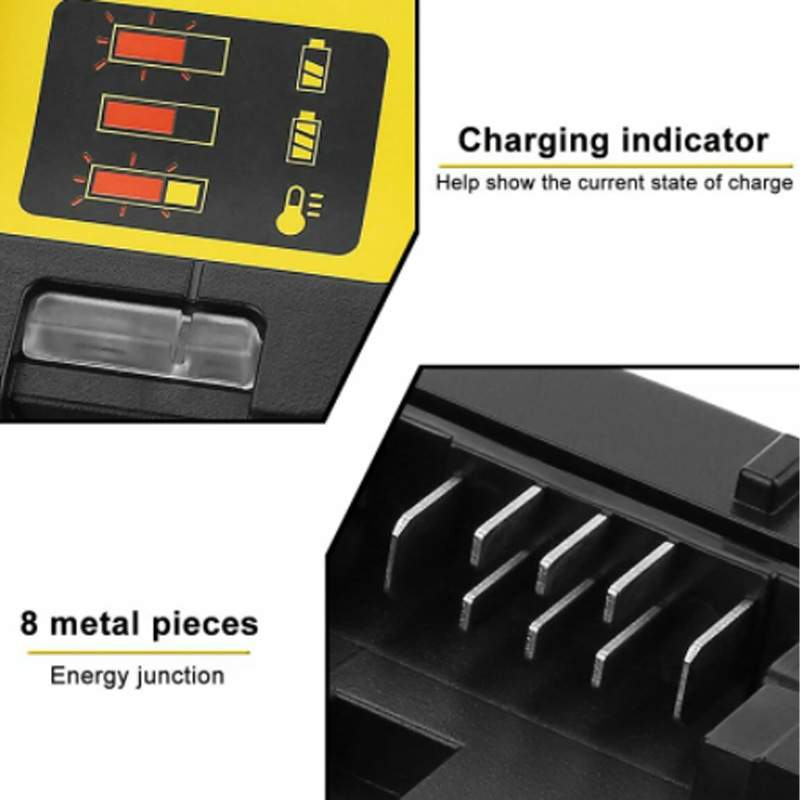 2A DCB112更换德伟Dewalt锂离子电池充电器14.4V 18V 20V DCB200