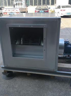 静音型管道离心风机箱HTFC-I-154kw地下室通风宾馆厨房排油烟用