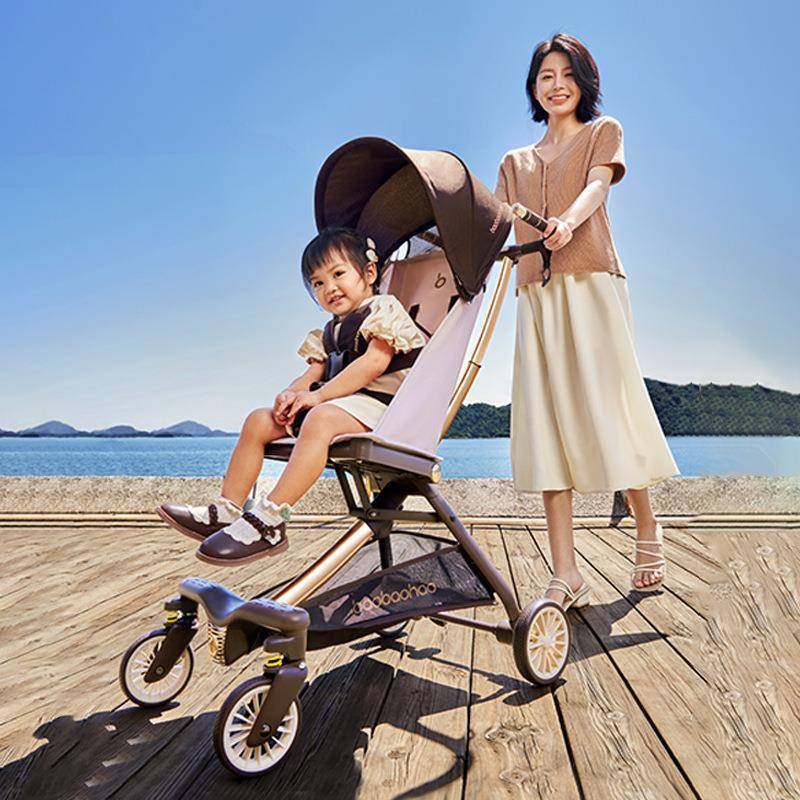 宝宝好v12婴儿推车旅行遛娃神器轻便折叠婴儿推车可登机儿童溜娃