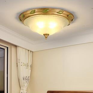 田园创意花朵房间玄关灯具 复古卧室灯法式 美式 吸顶灯现代简约欧式