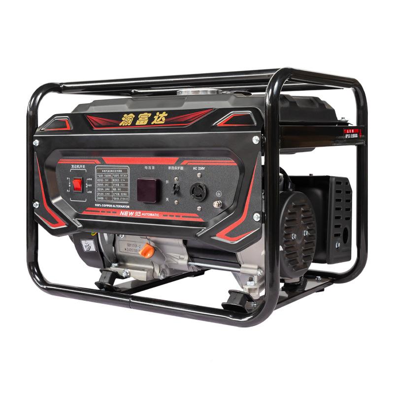 汽户发电机组率小型外便携3KW5KW6KW8千瓦大功家用发80701电机组2油20V